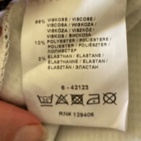 Venus Black & White Plaid Lace Trim Stretch Long Sleeve Mini Short Dress size 6 - Picture 4 of 5